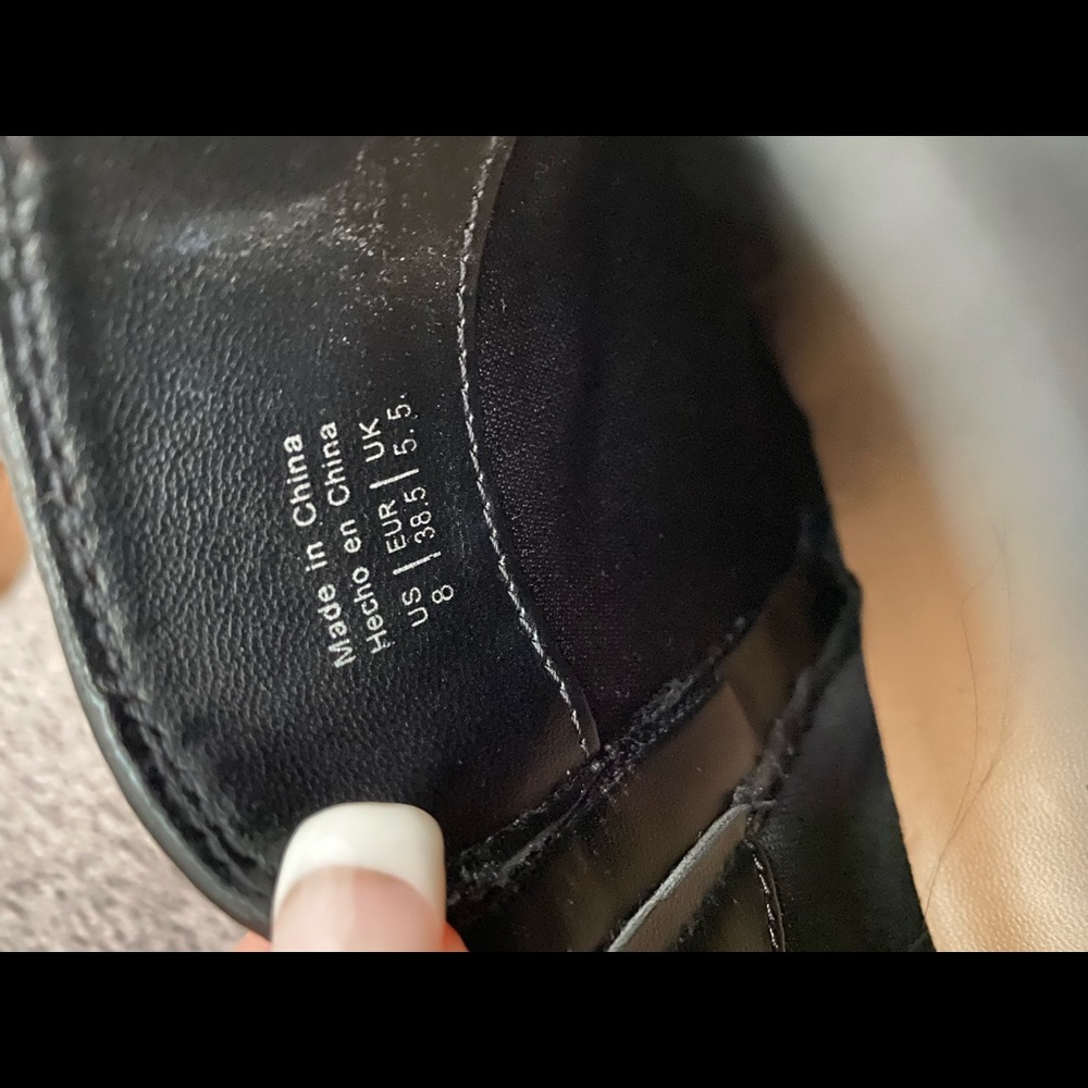 Black Booties From Call It Spring Size 8 - image 3